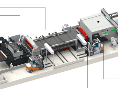 Machine laser